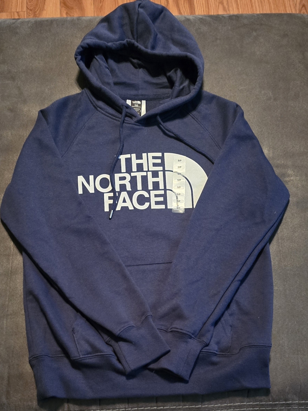 The North Face Navy Blue Logo Pullover Hoodie Half Dome Brand New